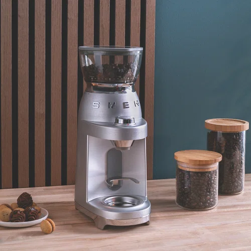 Smeg Minipro Espresso Coffee Grinder Brushed Aluminium - Billede 14
