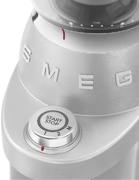 Smeg Minipro Espresso Coffee Grinder Brushed Aluminium - Billede 10