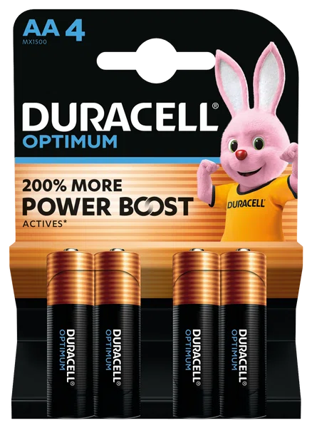 Duracell Optimum AA-batterier - 4 stk-img