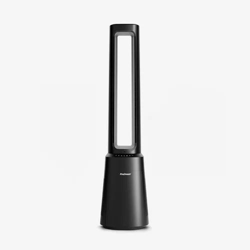 OmniAir 41" Premium Bladeless Tower Fan and Air Purifier - Black-img