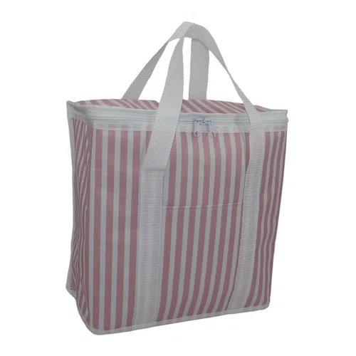 Conzept - Køletaske 34x17x34 cm (20 L) lys rød strib-img