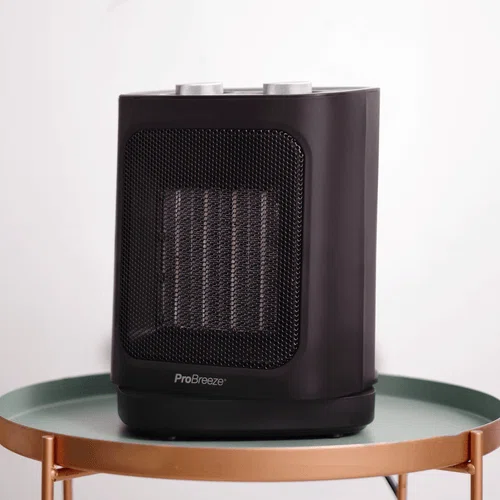 Refurbished - 1800W Mini Ceramic Fan Heater - Black - Billede 2