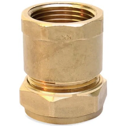 Flowflex Compression Female Iron Adaptor 22mm X 3/4" OP903.18