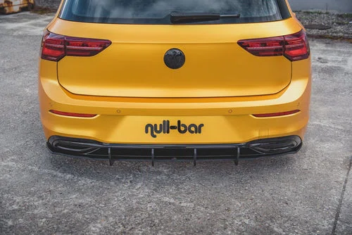 Street pro rear diffuser v.1 volkswagen golf hatchback mk8 / mk8 facelift - Billede 2