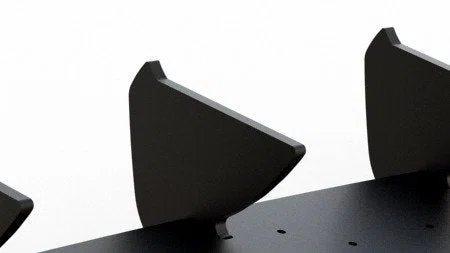 Street pro rear diffuser v.1 volkswagen golf hatchback mk8 / mk8 facelift - Billede 10