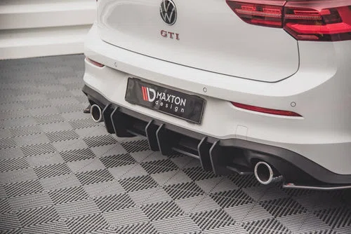 Street pro rear diffuser v.2 volkswagen golf gti mk8 - Billede 6