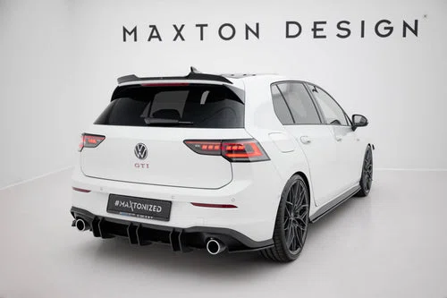 Street pro rear diffuser v.2 volkswagen golf gti mk8