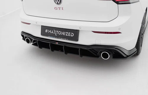 Street pro rear diffuser v.5 volkswagen golf gti mk8