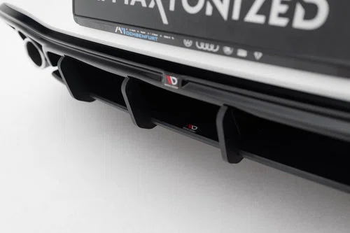Street pro rear diffuser v.5 volkswagen golf gti mk8 - Billede 3