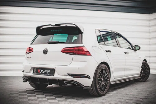 Street pro rear diffuser volkswagen golf r-line mk 7 facelift - Billede 2
