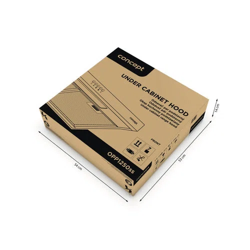Underskabsemhætte 50 cm Concept OPP1250ss ultra slim 82 mm - Billede 6